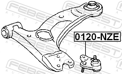 Febest Fuseekogel 0120-NZE