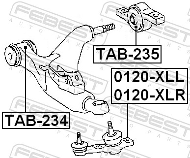 Febest Fuseekogel 0120-XLR