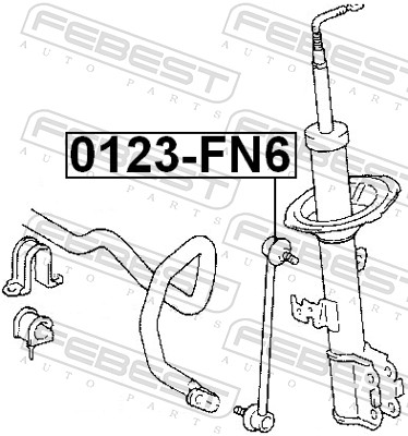 Febest Stabilisatorstang 0123-FN6