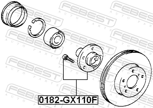 Febest Wielnaaf 0182-GX110F