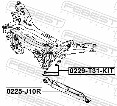 Febest Schroef 0229-T31-KIT