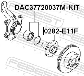 Febest Wielnaaf 0282-E11F