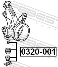 Febest Fuseekogel 0320-001