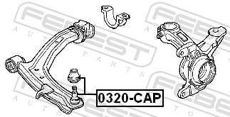 Febest Fuseekogel 0320-CAP