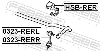 Febest Stabilisatorstang 0323-RERL