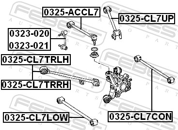 Febest Draagarm 0325-CL7CON