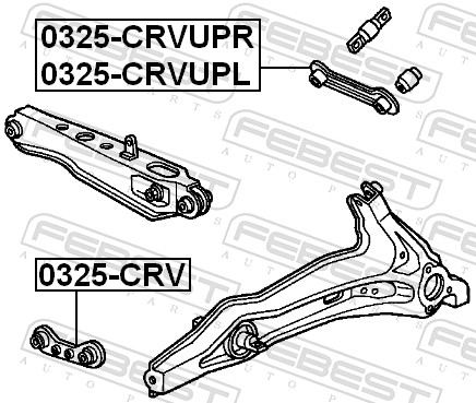 Febest Draagarm 0325-CRV