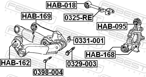 Febest Schroef 0329-003