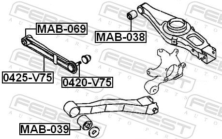 Febest Fuseekogel 0420-V75