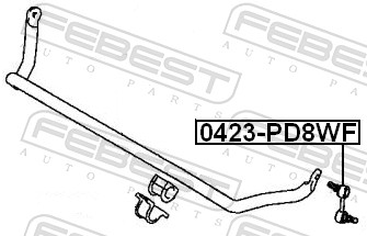 Febest Stabilisatorstang 0423-PD8WF