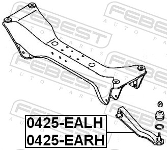 Febest Draagarm 0425-EALH