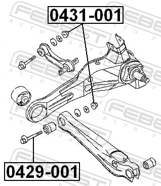 Febest Schroef 0429-001