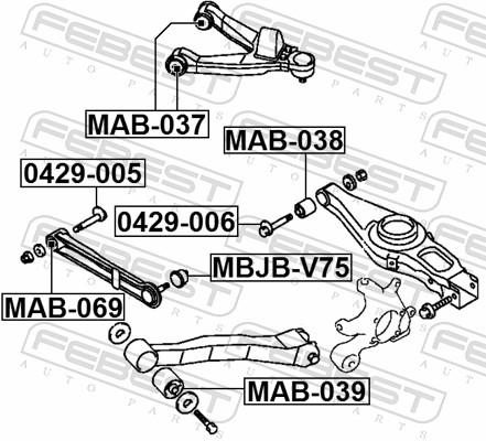 Febest Schroef 0429-005