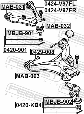 Febest Schroef 0429-008