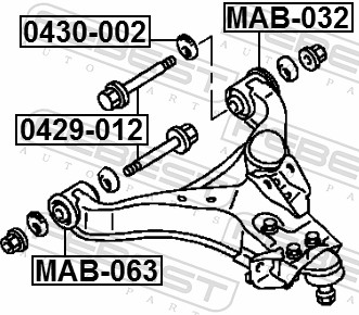 Febest Schroef 0429-012