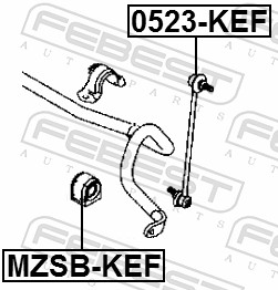 Febest Stabilisatorstang 0523-KEF