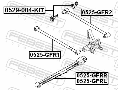 Febest Draagarm 0525-GFR1