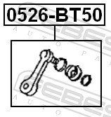 Febest Stuurarm 0526-BT50