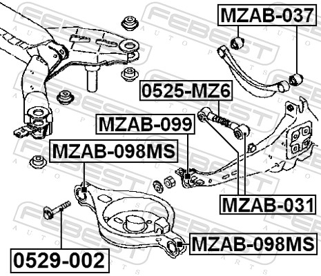 Febest Schroef 0529-002