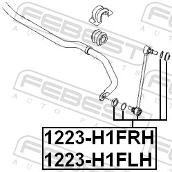 Febest Stabilisatorstang 1223-H1FRH