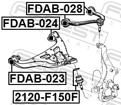 Febest Fuseekogel 2120-F150F