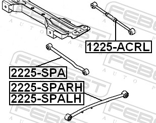 Febest Draagarm 2225-SPARH