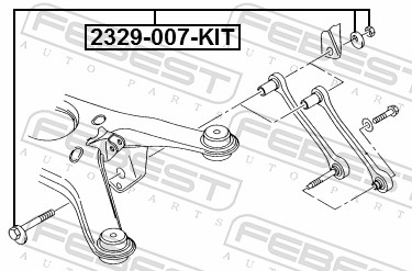 Febest Schroef 2329-007-KIT