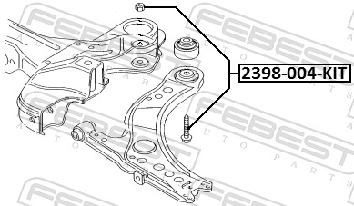 Febest Schroef 2398-004-KIT