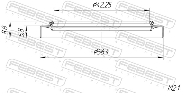 Febest Afdichting 95GDY-44560609X