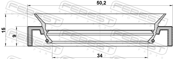 Febest Afdichting 95HAY-36500915L