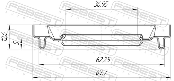 Febest Afdichting 95HDS-38620513X