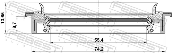 Febest Afdichting 95JDS-57740914X