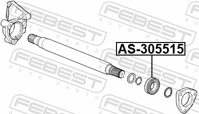 Febest Aandrijfas AS-305515