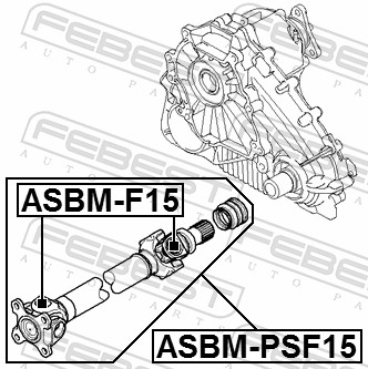 Febest Aandrijfas ASBM-PSF15