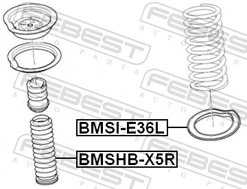 Febest Veerschotel BMSI-E36L