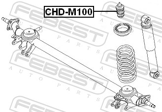 Febest Aanslagrubber vering CHD-M100