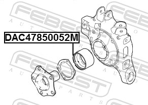 Febest Wiellager DAC47850052M