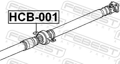 Febest Voering HCB-001