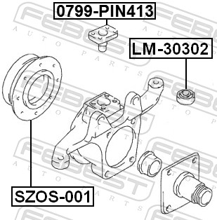 Febest Draagarm reparatieset LM-30302