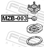 Febest Veerpootlager & rubber MZB-003