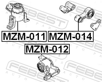 Febest Motorsteun MZM-011