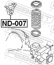 Febest Aanslagrubber vering ND-007