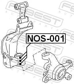 Febest Draagarm reparatieset NOS-001