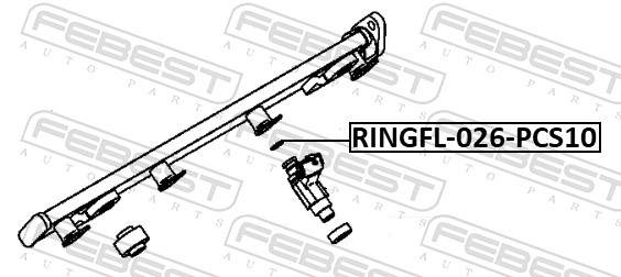 Febest Afdichting RINGFL-026-PCS10