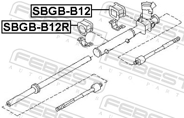 Febest Stuurhuisrubber SBGB-B12R