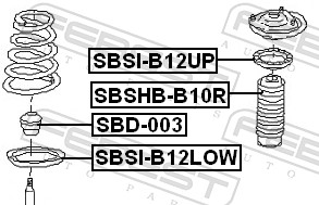 Febest Veerschotel SBSI-B12LOW