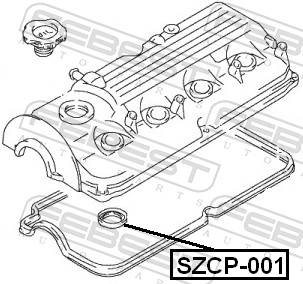 Febest Kleppendekselpakking SZCP-001