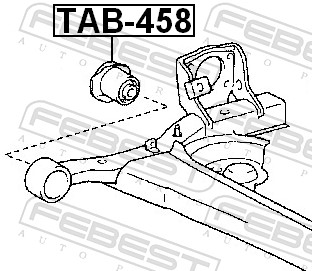 Febest Draagarm-/ reactiearm lager TAB-458