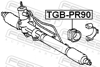 Febest Stuurhuisrubber TGB-PR90