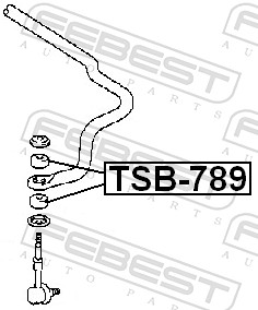 Febest Draagarm-/ reactiearm lager TSB-789